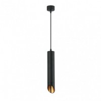 Distribuidor - Lâmpadas Diversas | Colgantes Moderno | COLGANTE NAKHON 1XGU10 NEGRO/ORO REGX5,3X5,3 CM Ref: 143891016